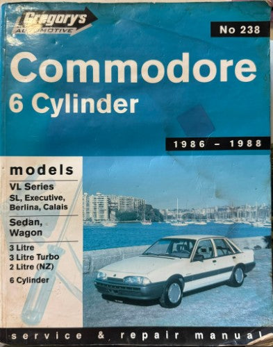 Gregory's Service & Repair Manual - ##238 - Holden Commodore 6 Cyl 1986-88
