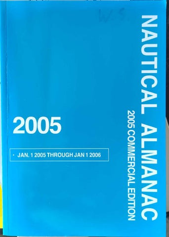 Nautical Almanac 2005 Commercial Edn