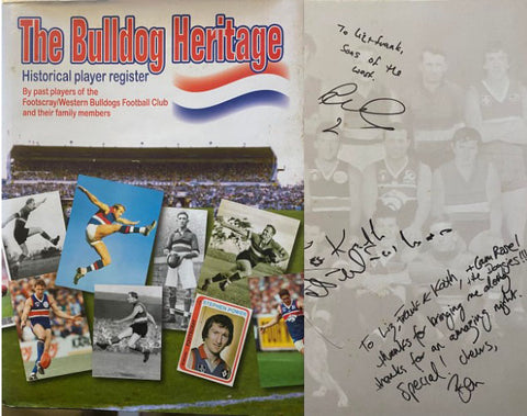 Various Players & Family Of Footscray - Western Bulldogs Football Club - The Bulldog Heritage : Historical Player Register (Hardcover)