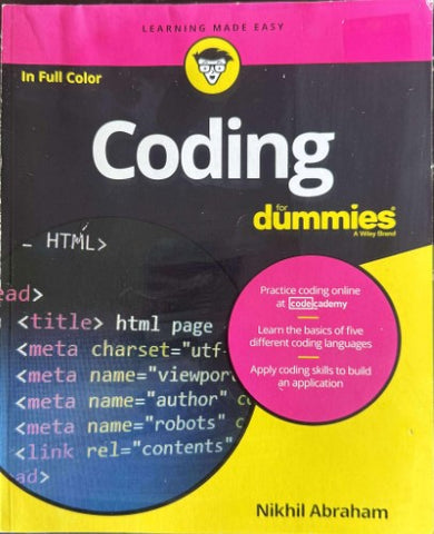 Nikhil Abraham - Coding For Dummies