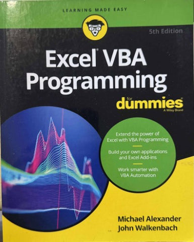Michael Alexander / John Walkenbach - Excel VBA Programming For Dummies