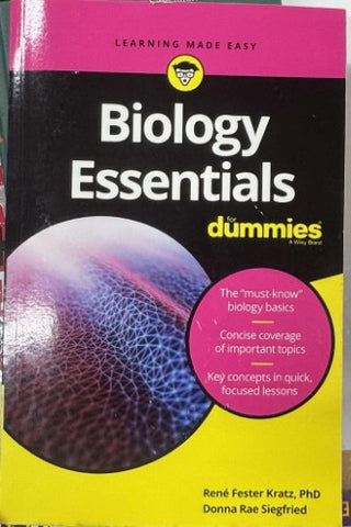 Rene Fester Kratz / Donna Rae Siegfried - Biology Essentials For Dummies