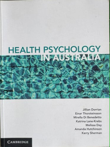Jillian Dorrian (& Others) - Health Psychology In Australia