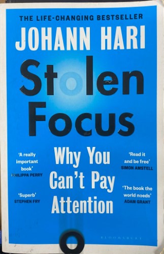 Jonathan Hari - Stolen Focus - Why You Can't Pay Attention