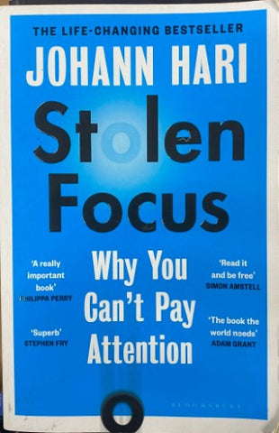 Jonathan Hari - Stolen Focus - Why You Can't Pay Attention