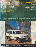 Gregorys Service & Repair Manual - #520 : Toyota Landcruiser 78,79,100,105 Series Petrol & Diesel 1998- 2007