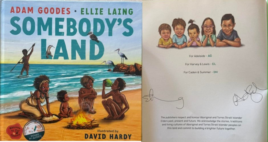 Adam Goodes / Ellie Laing - Somebody's Land (Hardcover)