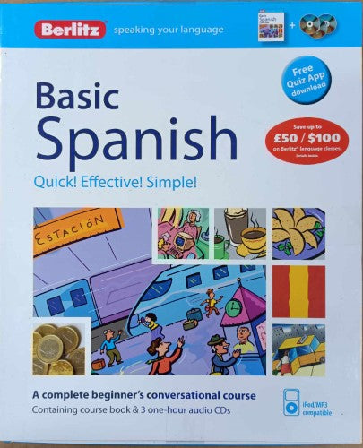 Berlitz - Basic Spanish (Book & 3 CDs)