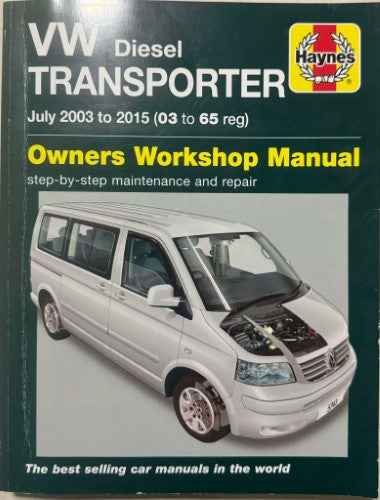 Haynes Service & Repair Manual - VW Diesel Transporter - July 2003-2015