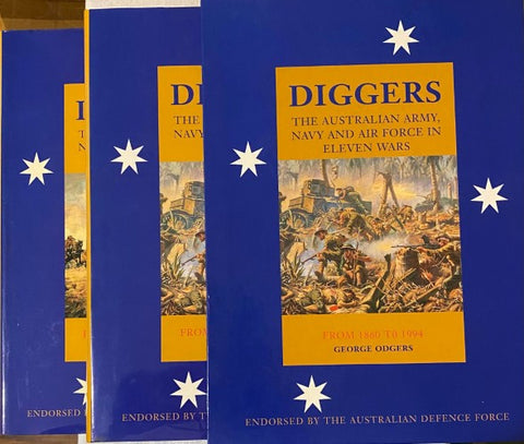 George Odgers - Diggers : The Australian Army, Air-Force & Navy In Eleven Wars (Hardcover)