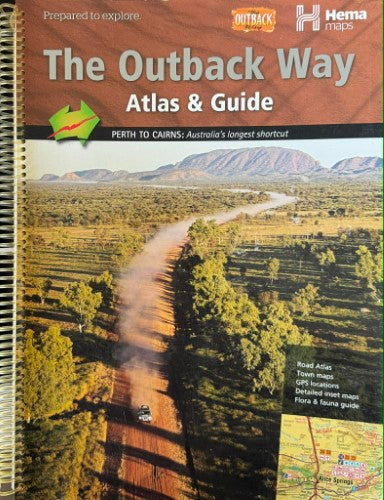 Hema Maps - The Outback Way (Perth To Cairns) : Atlas & Guide