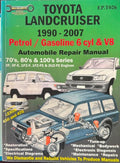 Max Ellery Vehicle Repair Manual - Toyota Landcruiser 1990-2007 (Petrol) 70 80 100 Series