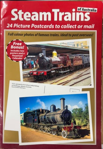 Steamtrains Of Australia : 24 Picture Postcards