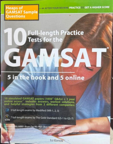 GAMSAT - 10 Full Length Practice Tests