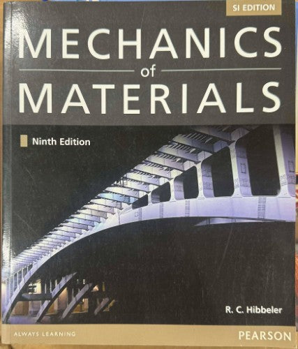 Mechanics Of Materials (9th Edn)