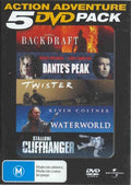 Backdraft / Dantes Peak / Twister / Waterworld / Cliffhanger (DVD)