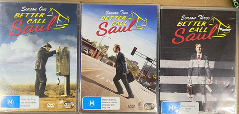 Better Call Saul : Season One, Two & Three (DVD)