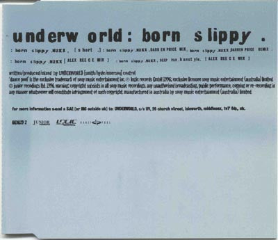 Underworld - Born Slippy (CD)