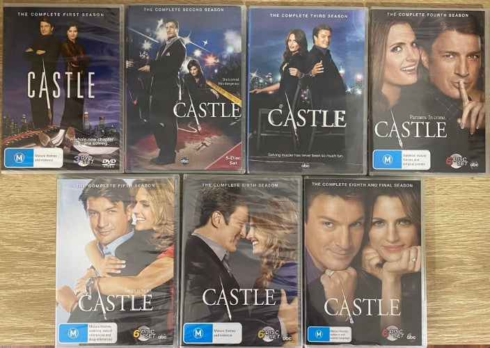 Castle : Seasons 1-6 (& 8) (DVD)