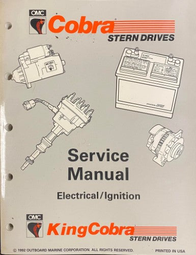 Cobra Stern Drives - Service Manual : Electrical / Ignition