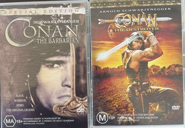 Conan The Barbarian / Conan The Destroyer (DVD)