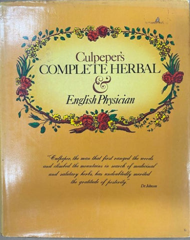 Nicholas Culpeper - Culpeper's Complete Herbal & English Physician (Hardcover)