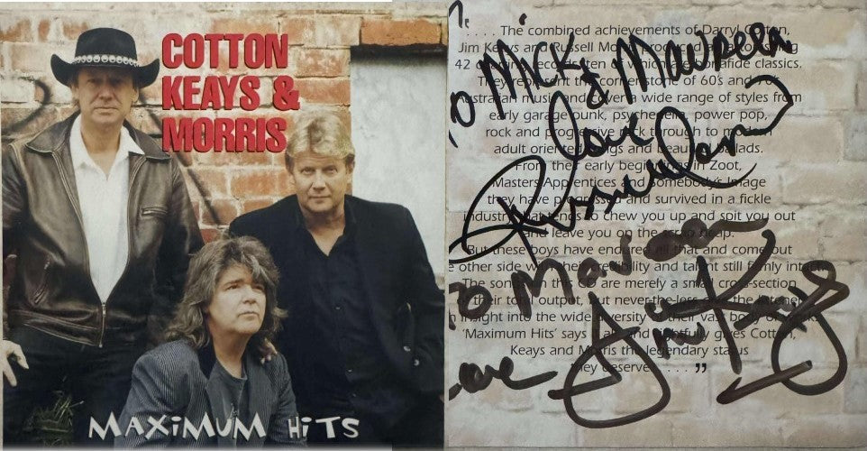 Cotton, Keays & Morris - Maximum Hits (CD)