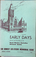 Royal Western Australian Historical Society - Early Days Journal : Vol 6, Part 8 (1969)