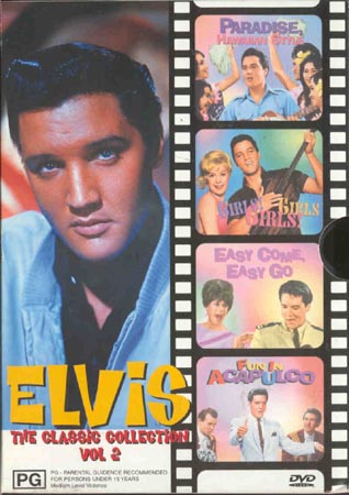 Elvis Presley - Girls Girls Girls / Fun In Acapulco / Easy Come Easy Go / Paradise Hawaiin Style (DVD)