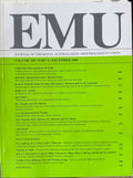 EMU : Journal Of The Royal Australasian Ornithologists Union #92 (May 1992)