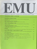 EMU : Journal Of The Royal Australasian Ornithologists Union #96 (June 1996)