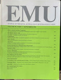 EMU : Journal Of The Royal Australasian Ornithologists Union #94 (Sept 1994)