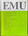 EMU : Journal Of The Royal Australasian Ornithologists Union #99 (Sept 1999)