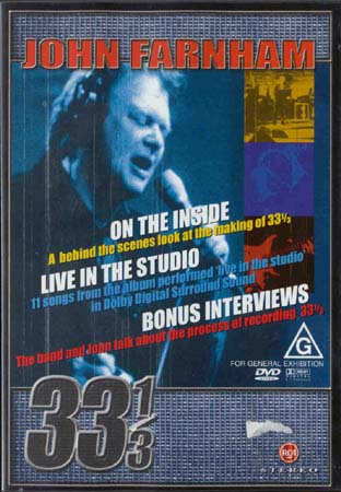 John Farnham - 33 1/3 (DVD)
