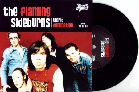 The Flaming Sideburns - World Domination (Vinyl 7'')