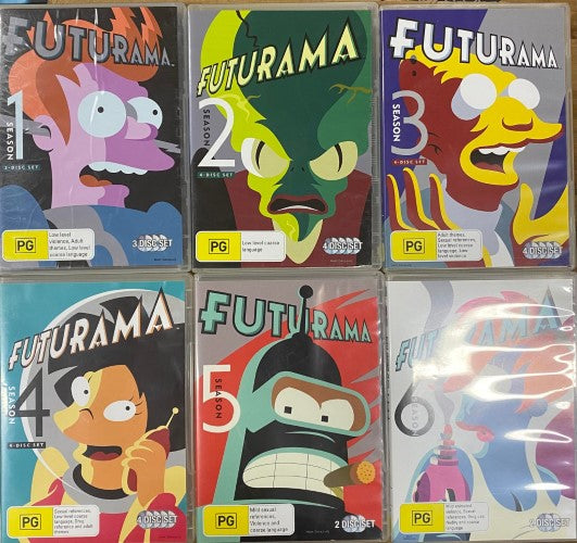 Futurama : Seasons 1-6 (DVD)