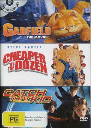 Garfield / Cheaper By The Dozen / Catch That Kid (DVD)
