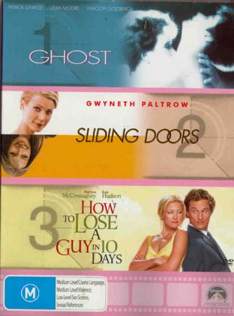 Ghost / Sliding Doors / How To Lose A Guy In 10 Days (DVD)