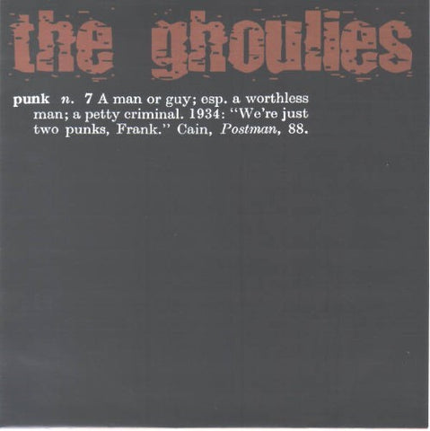The Ghoulies - The Ghoulies (Vinyl 7'')