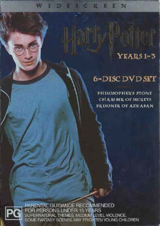 Harry Potter And The Philosophers Stone / Chamber Of Secrets / Prisoner Of Azkaban (DVD)