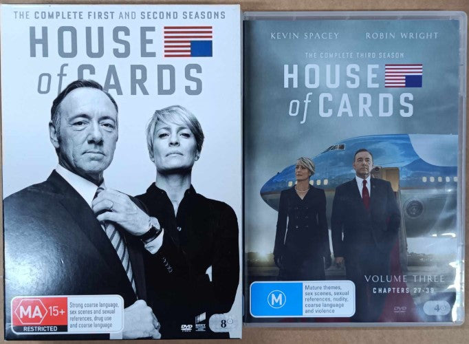 House Of Cards - The Complete Seasons 1-3 (DVD)