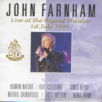 John Farnham - Live At The Regent Theatre 1st July 1999 (CD)