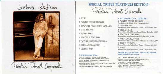 Joshua Kadison - Painted Desert Serenade (w/ Bonus Disc) (CD)
