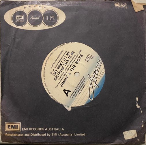 Jimmy & The Boys - They Won't Let My Girlfriend Talk To Me (Vinyl 7'')