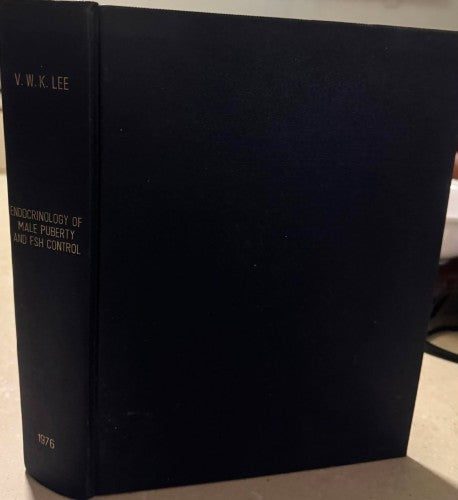 V.W.K Lee - Endocrinology Of Male Puberty & FSH Control (Hardcover)