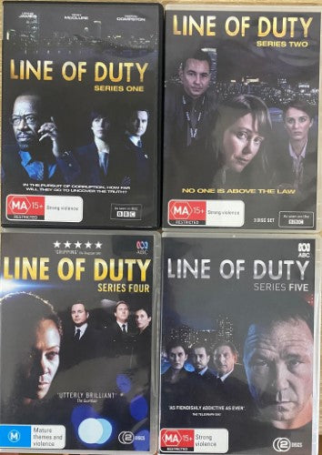 Line Of Duty : Series One & Two Plus Four & Five (DVD)