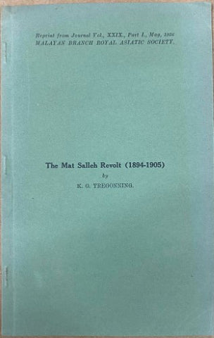 K.G Tregonning - The Mat Salleh Revolt (1894-1905)