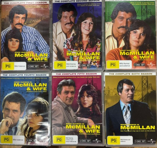 McMillan & Wife : Complete Seasons 1-6 (Collection) (DVD)