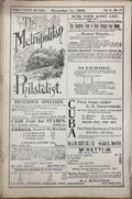 The Metropolitan Philatelist (Vol X) #17 (1899)