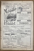 The Metropolitan Philatelist (Vol X) #4 (1899)